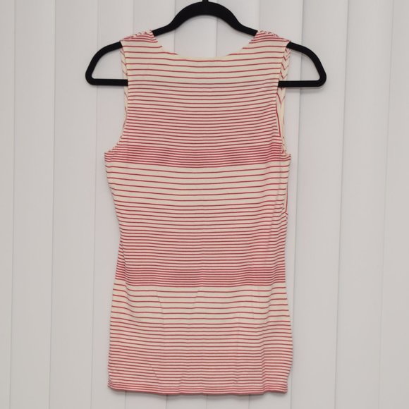CAbi Forget Me Knot Tank #304 Medium Red Striped - Picture 2 of 7
